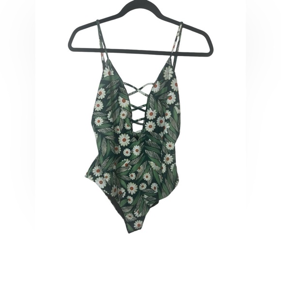 Mara Hoffman Standard Lattice One Piece Swimsuit - Picture 2 of 7